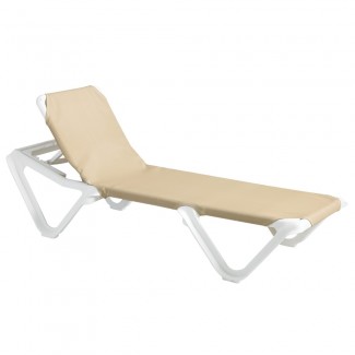 Nautical Adjustable Sling Chaise Lounge